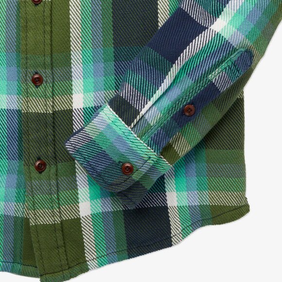 NWOT Outerknown Blanket Shirt Green - Picture 3 of 3